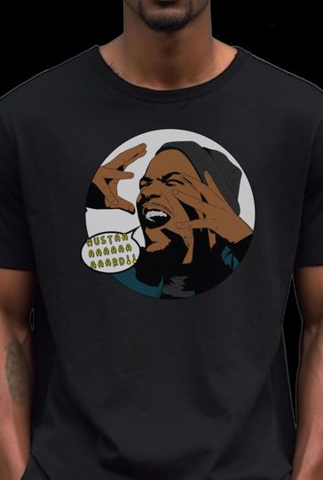 Discover KENDRICK LAMAR-MUSTARD Graphic t shirt-blk