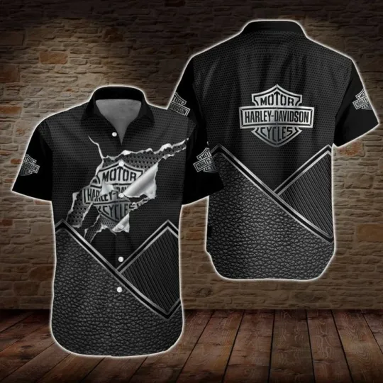 Discover Harley Racing Davidson Casual Button Down Shirt