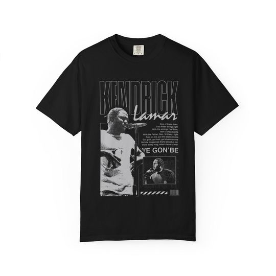 Discover Comfort Colors Kendrick Lamar T-Shirt, Hip Hop Rap Graphic Tee, Music Concert Merch Shirt, Retro Streetwear Top, Unisex Fan Gift Apparel