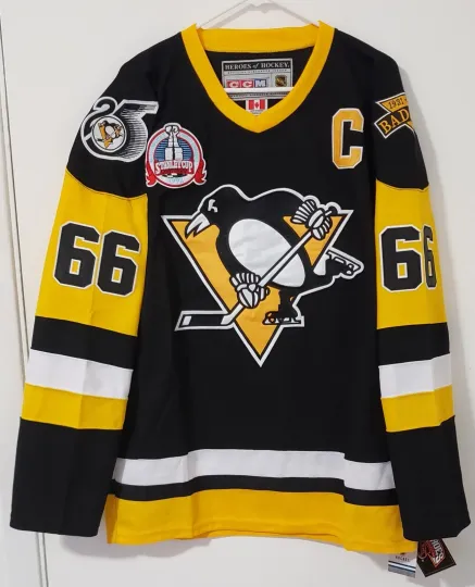 Discover Mario Lemieux 1992 Throwback CCM Men's Hockey Jersey