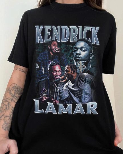 Discover Vintage Kendrick Lamar Rap Tee - Bella Canvas Unisex T-Shirt