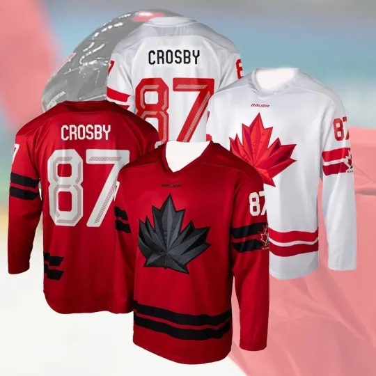 Discover Sidney #87 Crosby Hockey Canada Team 2026 Name & Number AOP Fan Made