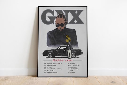 Discover Kendrick Lamar Album Poster: Modern Music Wall Art Print