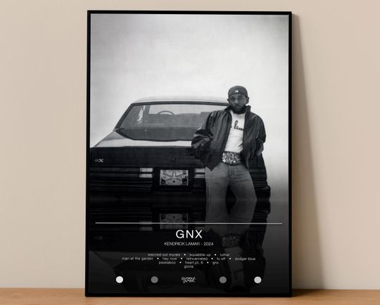 Discover Kendrick Lamar Poster | GNX Poster | Album Poster Prints | Wall Decor Posters | Album Cover | Rap Music Poster