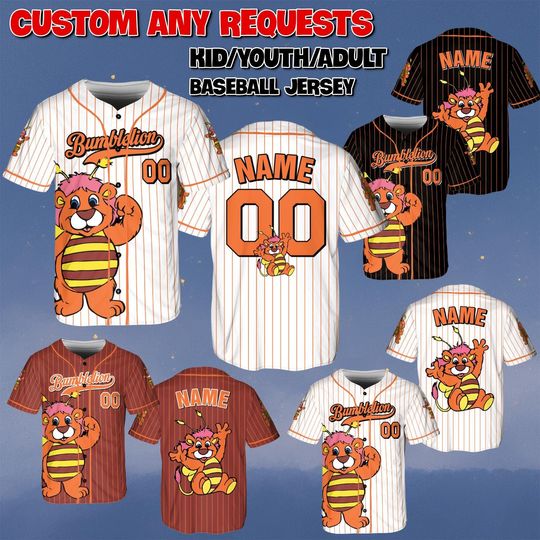 Discover Custom Bumblelion Baseball Jersey, Disney The Wuzzles Jersey, Bumblelion Lion Bee Shirt, The Wuzzles Characters Jersey, Magic Kingdom Shirt