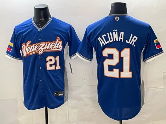 Discover Personalized Men's Venezuela Baseball 2026 World Baseball Classic Printed Jersey
