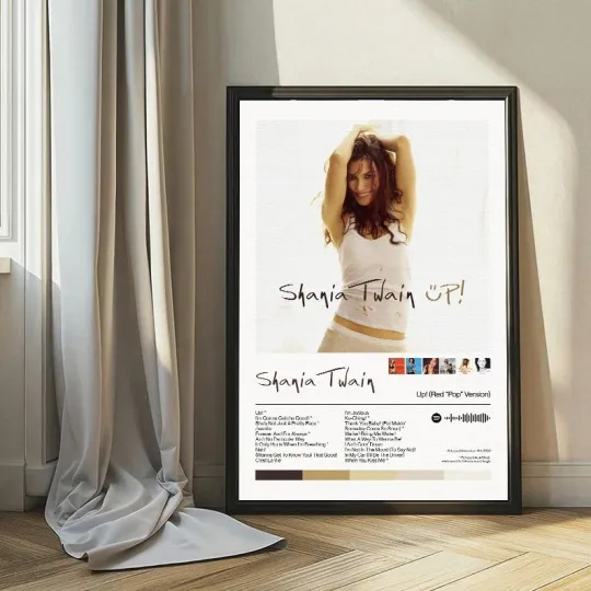 Discover Shania Twain Album Poster Request Your Own Album Choice Album Poster Wall Art