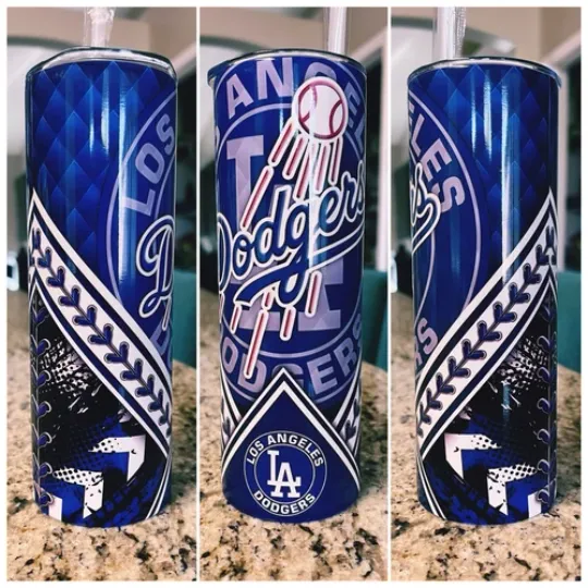 Los Angeles Dodgers 20oz Tumbler with Lid and Straw
