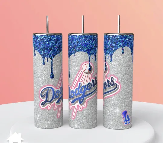 Los Angeles Dodgers 20oz Tumbler with Lid and Straw