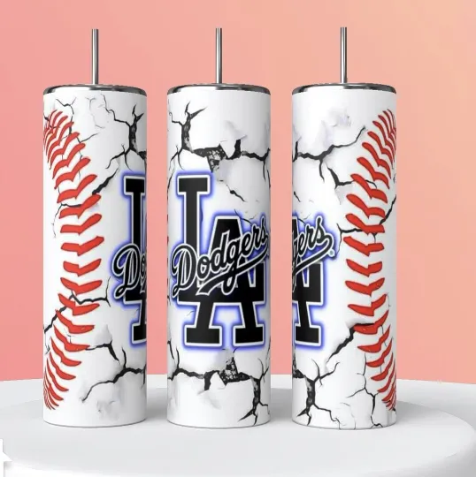 Discover Los Angeles Dodgers 20oz Tumbler with Lid and Straw
