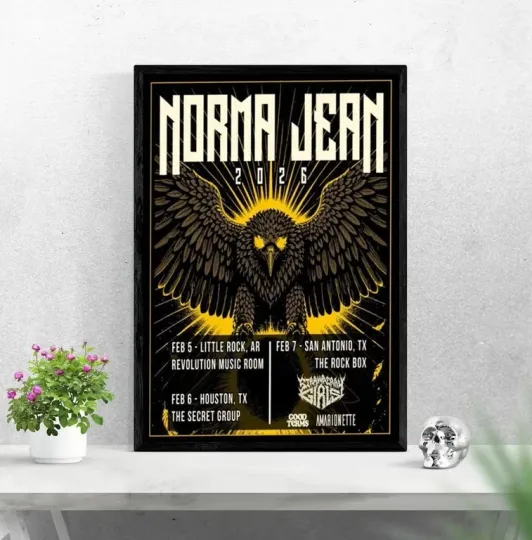 Discover Norma Jean Feb 5-7 2026 World Tour Poster