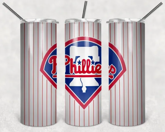 Philadelphia Phillies 20oz Tumbler with Lid and Straw