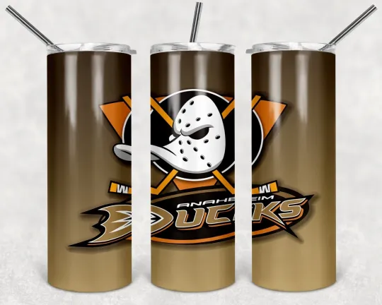 Discover Anaheim Ducks 20 oz Tumbler with Lid and Straw