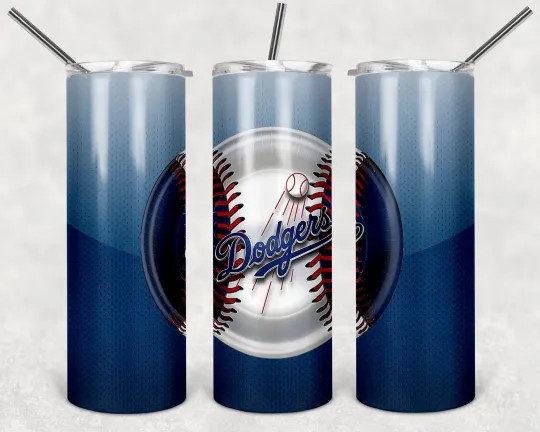 Los Angeles Dodgers 20oz Tumbler with Lid and Straw