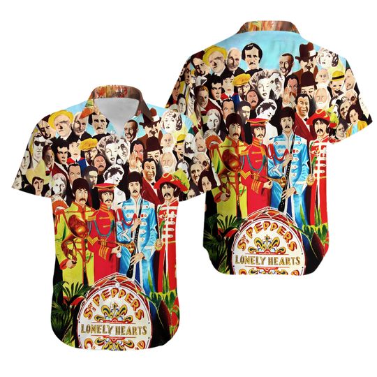 Beatles Sgt Peppers Lonely Hearts Hawaiian Outfits
