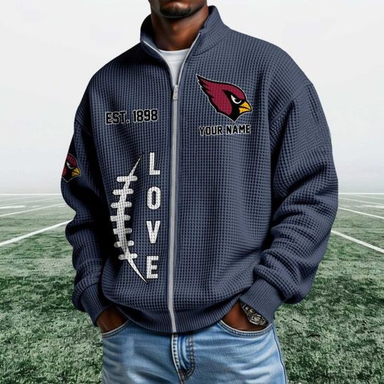 Cardinals EST 1998 Quarter Zip Waffle Jacket