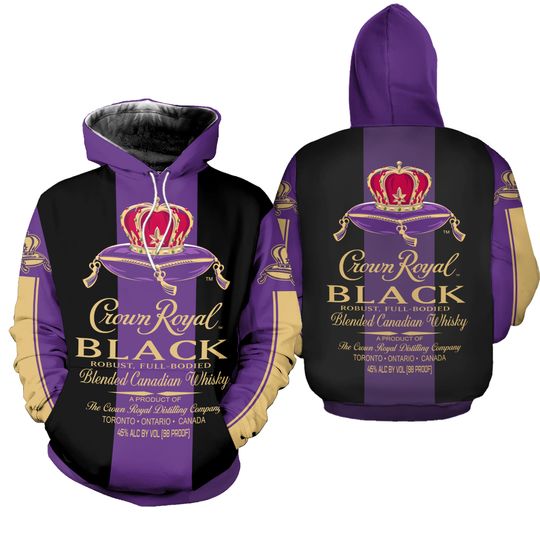 Crown Royal 3D Lightweight Hoodie for Men