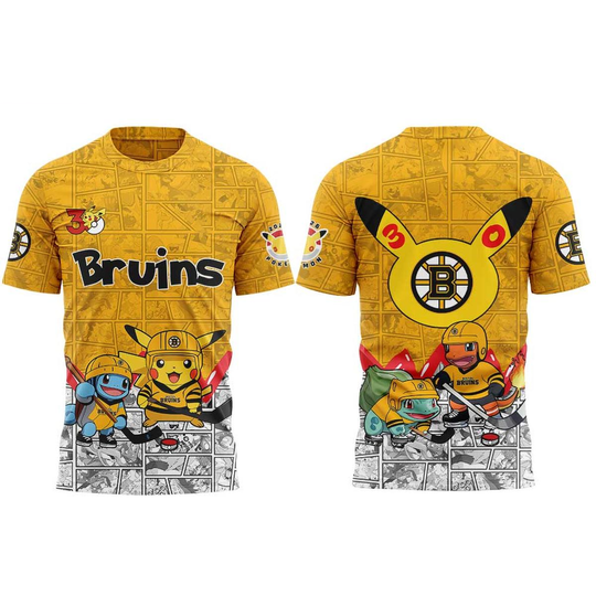 Boston Bruins PKM 30th Anniversary 2026 x NHL T-Shirt