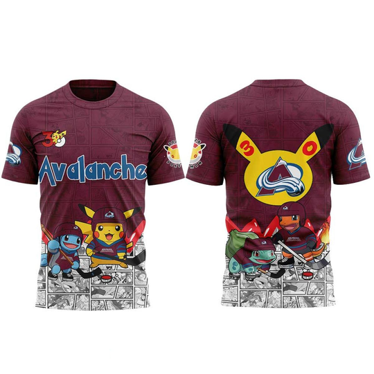 Colorado Avalanche PKM 30th Anniversary 2026 x NHL T-Shirt