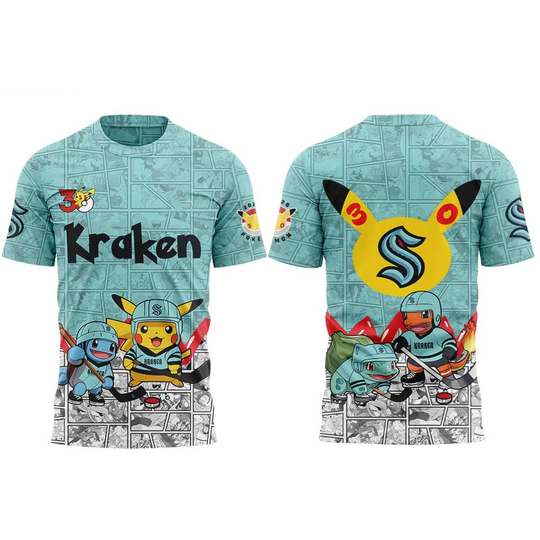 Seattle Kraken PKM 30th Anniversary 2026 x NHL T-Shirt