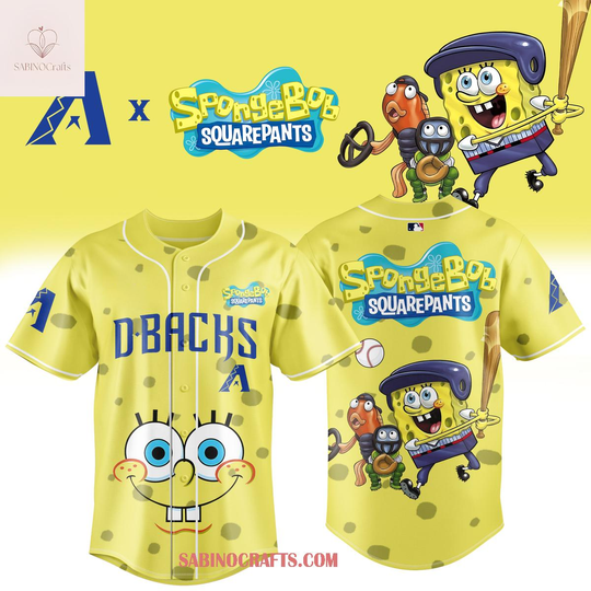Arizonna Diamondbacks SpongeBob SquarePants 2026 Night Game Baseball Jersey