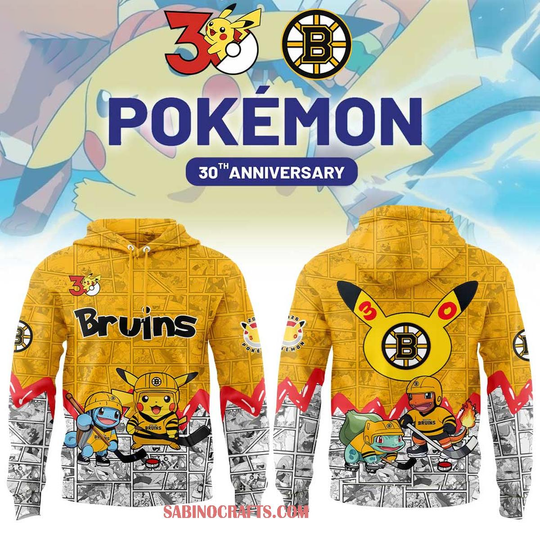 Boston Bruins PKM 30th Anniversary 2026 x NHL Hoodie
