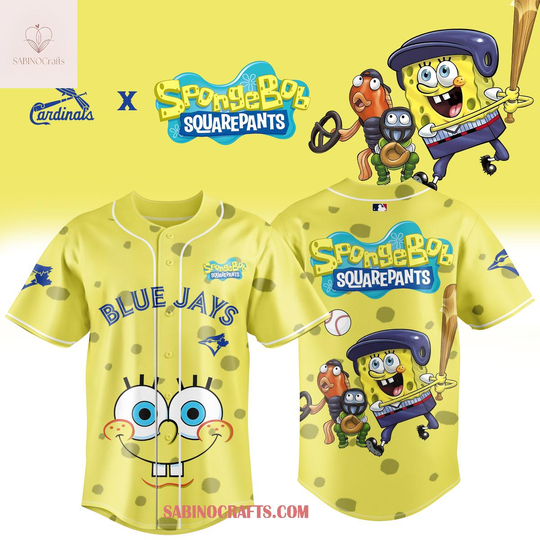Toronto Blue Jays SpongeBob SquarePants 2026 Night Game Baseball Jersey