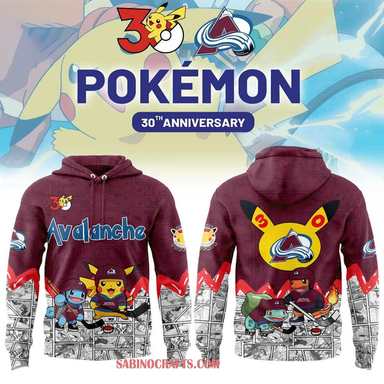 Colorado Avalanche PKM 30th Anniversary 2026 x NHL Hoodie