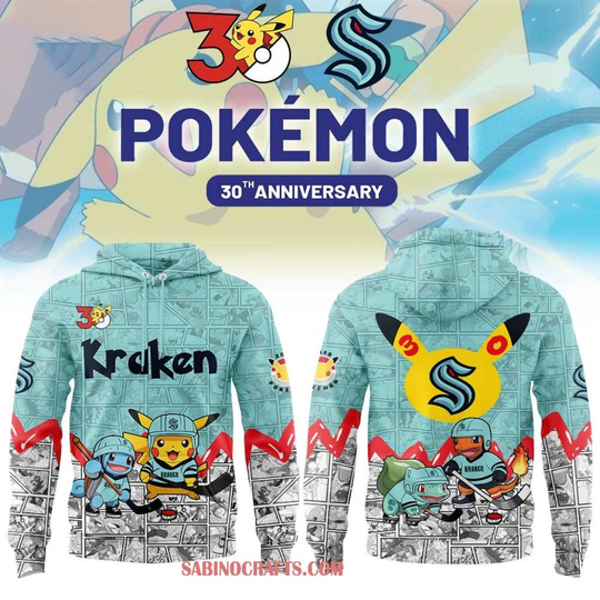 Seattle Kraken PKM 30th Anniversary 2026 x NHL Hoodie T-Shirt