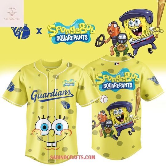 Cleveland Guardians SpongeBob SquarePants 2026 Night Game Baseball Jersey
