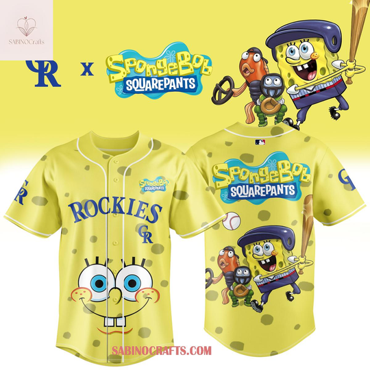 Colorado Rockies SpongeBob SquarePants 2026 Night Game Baseball Jersey