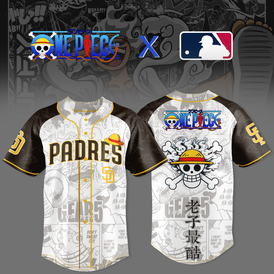 Discover One Piece Anime x San Diego Padres 2026 Limited MLB Baseball Jersey
