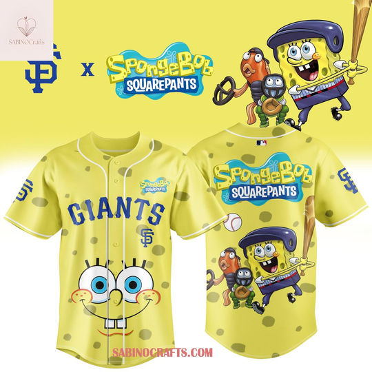 San Francisco Giants SpongeBob SquarePants 2026 Night Game Baseball Jersey