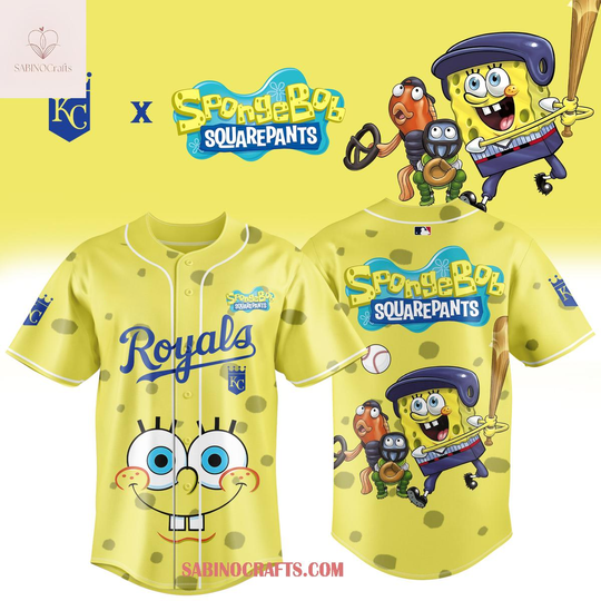 Kansas City Royals SpongeBob SquarePants 2026 Night Game Baseball Jersey