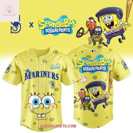 Seattle Mariners SpongeBob SquarePants 2026 Night Game Baseball Jersey