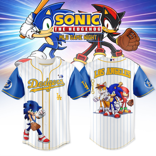 Discover Sonic MLB Game Night Limited Design Baseball Jersey