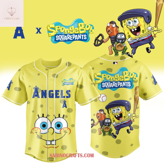 Los Angeles Angels SpongeBob SquarePants 2026 Night Game Baseball Jersey