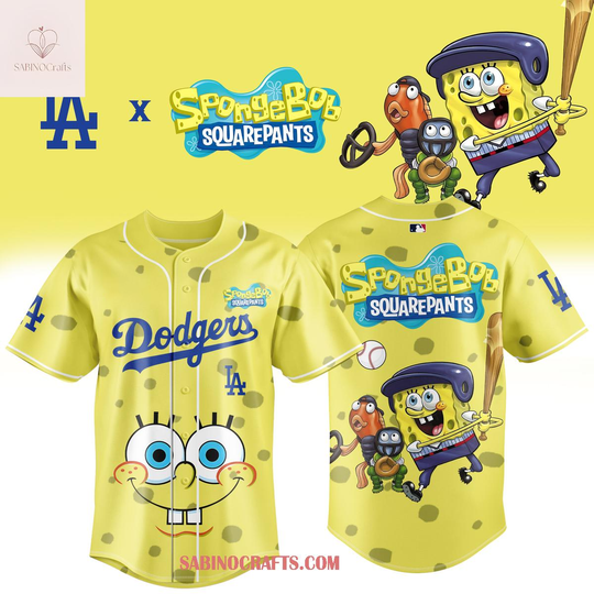 Los Angeles Dodgers SpongeBob SquarePants 2026 Night Game Baseball Jersey