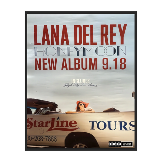 Honeymoon Lana Del Rey Poster - Music Poster
