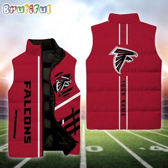 Personalized Atlanta Falcons Football Sleeveless Jackets