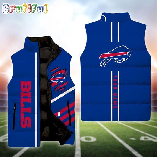 Personalized Buffalo Bills Football Sleeveless Jackets