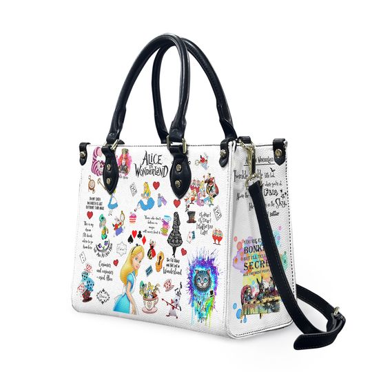 Alice In Wonderland Handbag Leather