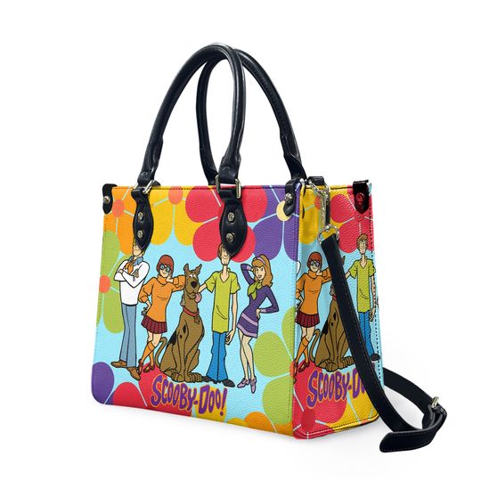 Scooby-Doo Women Leather Handbag, Scooby-Doo Handbag, Best Gift for Mother's Day