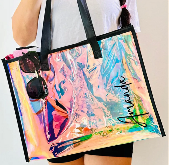 Explore Holographic Tote Bags