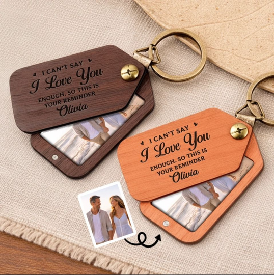 Explore Custom Photo Wooden Keychains