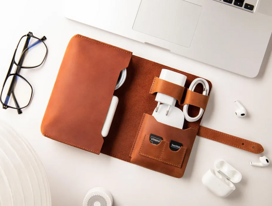 Explore Custom Engraved Leather Charger Bags