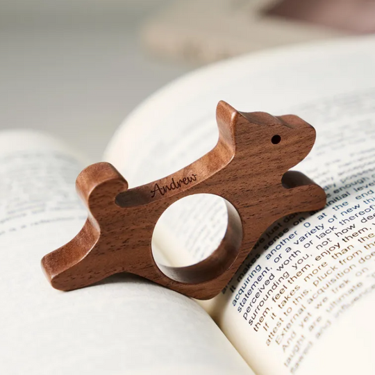 Explore Wooden Pet Thumb Book Page Holders