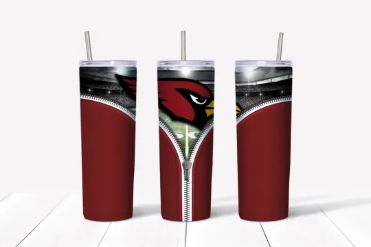 Discover Arizonna Cardinals 20oz Tumbler with Lid and Straw