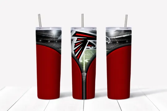 Atlanta Falcons 20oz Tumbler with Lid and Straw