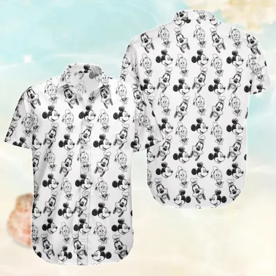 Discover Mickey And Friends Hawaiian Shirt, Disneyland 2026  Unisex Style Shirt Cute